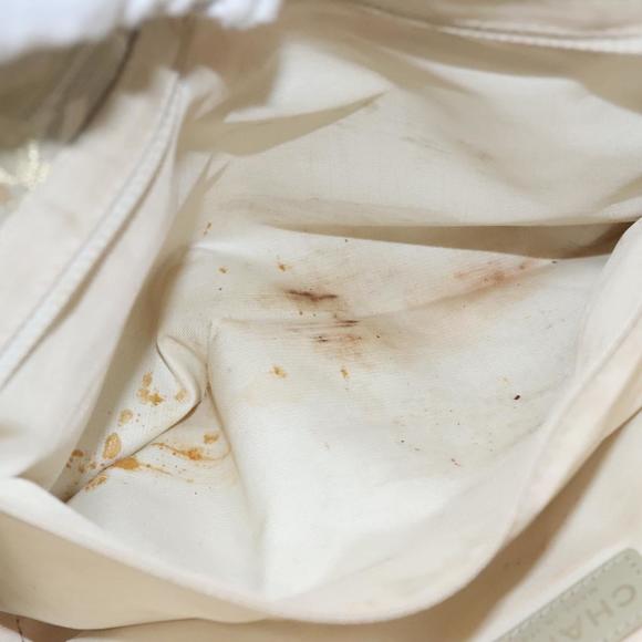 CHANEL New travel line Tote Bag Canvas Beige CC Auth BD439 - Picture 11 of 16